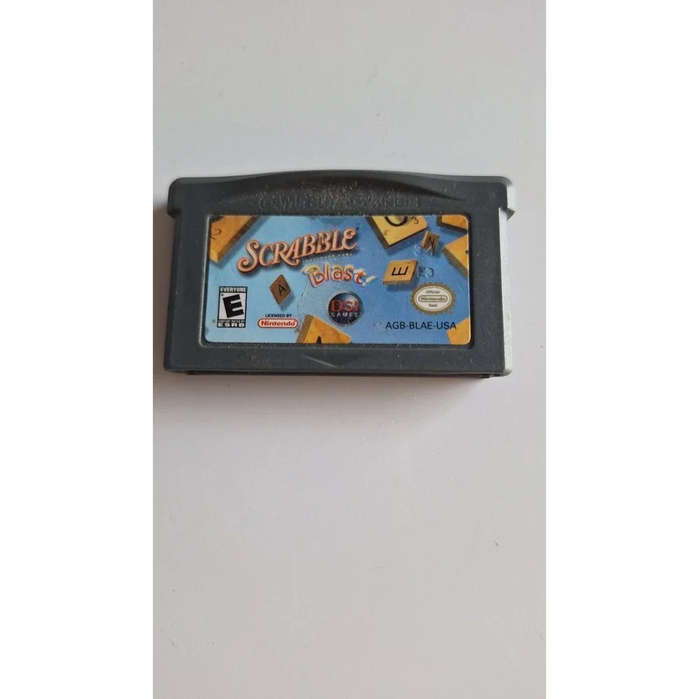 SCRABBLE BLAST NINTENDO GAME BOY ADVANCE GBA GAME CARTRIDGE AUTHENTIC